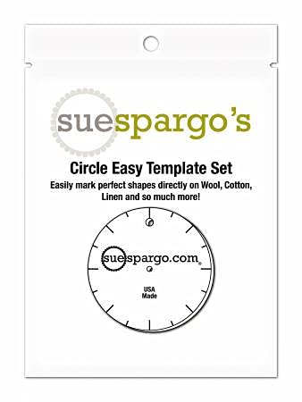 Sue Spargo Creative Stitching Templates - Nine Piece Set, Circles Easy''