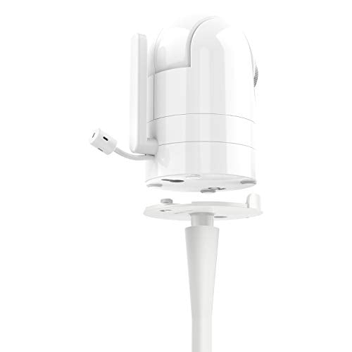 Aobelieve Flexible Mount for Infant Optics DXR-8 and DXR-8 Pro Baby Monitor, White