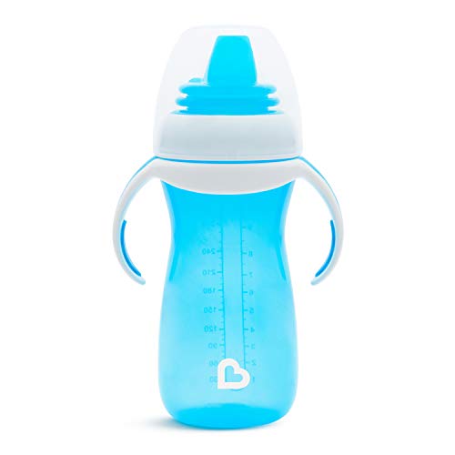 Munchkin Gentle Transition Sippy Cup with Trainer Handles, 10 oz, Blue