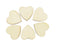 Sowaka 60 Pcs 1.2 Inch Heart Wood Slices Natural Unfinished Wooden Smooth Small Ornaments Pieces for Art Craft Project DIY Christmas Party Wedding Valentine Supplies Décor (3 cm, Heart)
