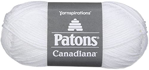 Patons Canadiana Yarn, White