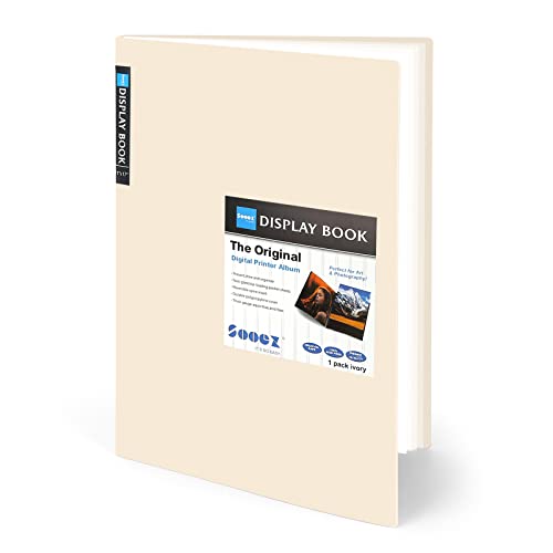 Sooez Art Portfolios 11"x17", Large Portfolio Folder with 30 Pockets & Black Inner Sheets, Display 60 Pages, 11 x 17 Presentation Book for Artwork Storage, Binder with Plastic Sleeves for Artist