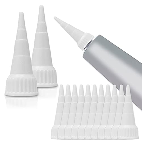 Glue Tips Applicator Snip Tips 10-Pack, Works with E6000, Goop, Shoe Goo, Bead Jewelry E6000, Loctite (3.7-Ounce Sizes), E6000 Glue Applicator Tip