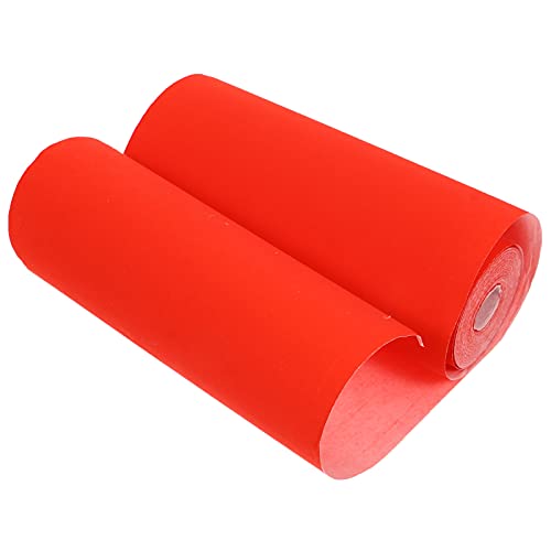 EXCEART Red Xuan Paper Roll Red Rice Paper Chinese Spring Festival Scrolls Red Chunlian Duilian Paper Cut Chinese Calligraphy Paper