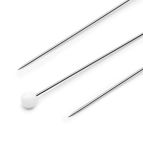 Dritz Extra-Fine Glass Head Pins, 1-3/8-Inch (250-Count)