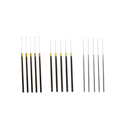 Embroiderymaterial Aari Needle for Beads Sequins Metal Wires & Thread Hand Embroidery - 15 Pieces Combo - 5 Pieces/Style