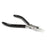 The Beadsmith Double Round Nose Nylon Jaw Pliers, 5 inches (127mm), Black PVC Comfort Grip Handle, with Double Leaf Spring, Protects Wire When Bending and looping