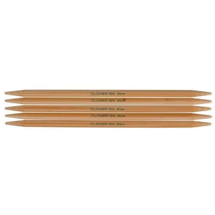 Clover 8 Takumi Bamboo Knitting Double Pointed 7" Size, Brown, 5 Count