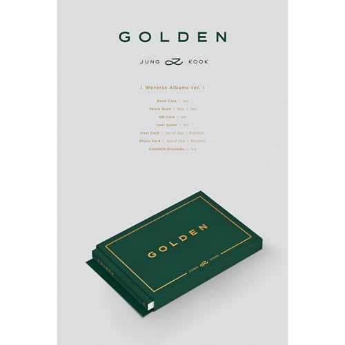BTS JUNGKOOK GOLDEN 1st Solo Album Weverse Album Ver