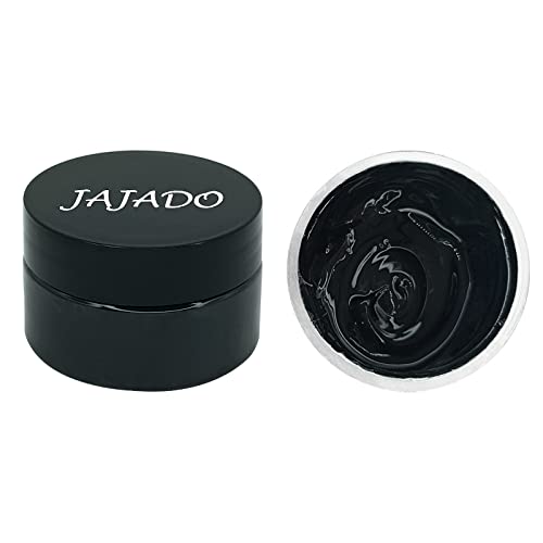 JAJADO Chalk Paste Ink for Silk Screen Stencils, Black Screen Printing Chalk Paint Set Inks Tool for Painting on Furniture Transfers, Wood, Chalkboard, Home Decor Chalk Art Supplies