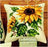 Vervaco Cross Stitch Embroidery Kits Pillow Front for Self-Embroidery with Embroidery Pattern on 100% Cotton and Embroidery Thread, 15,75 x 15,75 Inches - 40 x 40 cm, Sunflowers