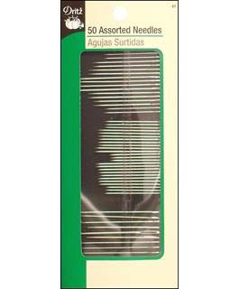 Dritz 57 Hand Needles, Assorted Styles & Sizes (50-Count)