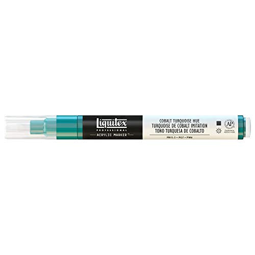 Liquitex Professional Fine Paint Marker, 8mm, Cobalt Turquoise