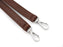 CRAFTMEMORE Bag Handle Replacement 5/8" W x 44" L Adjustable Purse Straps with Snap Hook Swivel Clasp, Handmade Genuine Leather Shoulder Strap for Handbag Tote Briefcase GL013 (Brown)