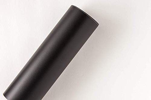 Black 12" x 10 Ft Roll of Oracal 631 Vinyl for Craft Cutters and Vinyl Sign Cutters