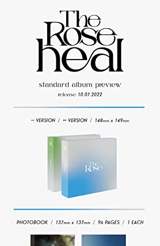 The Rose HEAL Standard Album CD+Polaroid photocard+Sticker sheet+Tracking (SET(~BLUE+-GREEN))