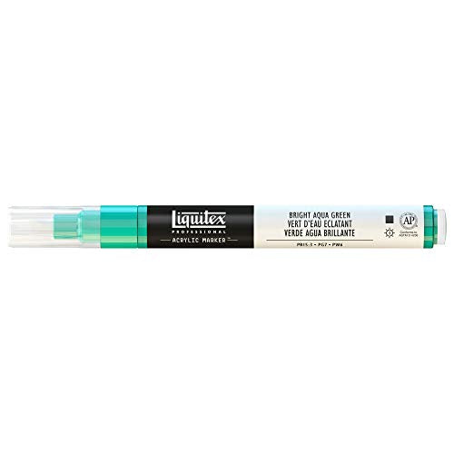 Liquitex Professional Fine Paint Marker, 8mm, Bright Aqua Green