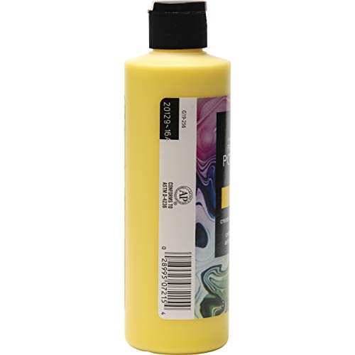 FolkArt Pre-Mixed Acrylic Pouring Paint, 8 oz, Yellow
