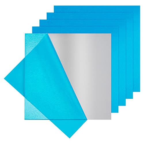 BENECREAT 10pcs 4x4 Inches Unplated Brushed Aluminum Sheets with Film Protection, Dual Sided Aluminum Panels with Strong Composite Core for Stamping Embossing Painting or Mounting
