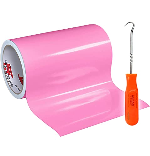 ORACAL 651 Gloss Soft Pink Permanent Adhesive Craft Vinyl (12" x 20ft w/Weeder)