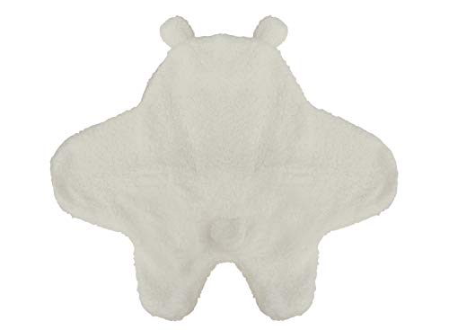 BlueSnail Newborn Receiving Blanket Baby Sleeping Wrap Swaddle(Cream)