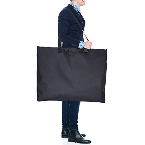 1st Place Products Premium Art Portfolio Case - 24 x 36 Inches Light Weight - Water Resistant - Carry All - Great for Frames, LCD Screens, Monitors & Electronics - Two Shoulder Strap Options