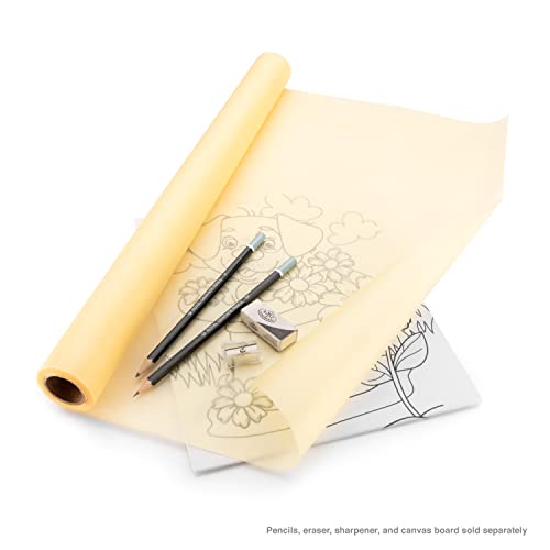 Bee Paper Canary Sketch and Trace Roll, 12-Inch by 20-Yards