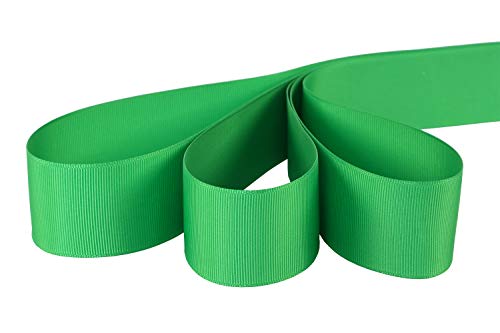 Ribbonitlux 1.5" Wide Solid Grosgrain Ribbon 25 Yards (580-Emerald）, Set for Gift Wrapping, Party Decor, Sewing Applications, Wedding and Craft