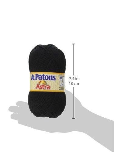 Patons Astra Yarn, 1.75 oz, Black