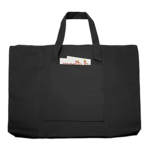 Cupohus Waterproof Art Portfolio Bag 20’’ x 26’’ for 18" x 24" Artworks with Outer Pockets and Handle, Student Carrying Storage Bag