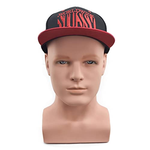 FL Male Mannequin Head Professional Soft Manikin Head for Display Wigs Hats Headphone Mask Sunglasses Jewelry and Scravat Display Stand