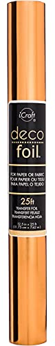 iCraft Deco Foil Value Roll, 12.5 inches x 25 feet, (Copper)