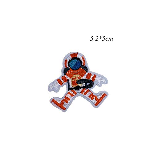 24 pcs/Set Embroidery Patches Outer Space Planet Pattern Sew On Patches Iron On Patches for Clothes Badges Sticker for Jeans