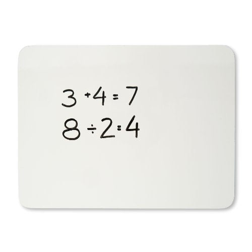 Charles Leonard Dry Erase Board, Two Sided, Lined/Plain, 9" x 12" (35120)