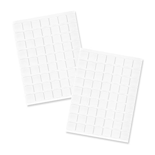 SCRAPBOOK ADHESIVES BY 3L 3L Scrapbook Adhesive Permanent Regular Pre-Cut 3D Foam Squares, 1/2-Inch x 1/2-Inch, 126pk, White
