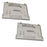 Bequilter 2pcs Slide Plate Assembly Cover Plate #XF2404001 for Brother BB370, BM2800, BM2800CT, BM2800FG, BM3550FG and More