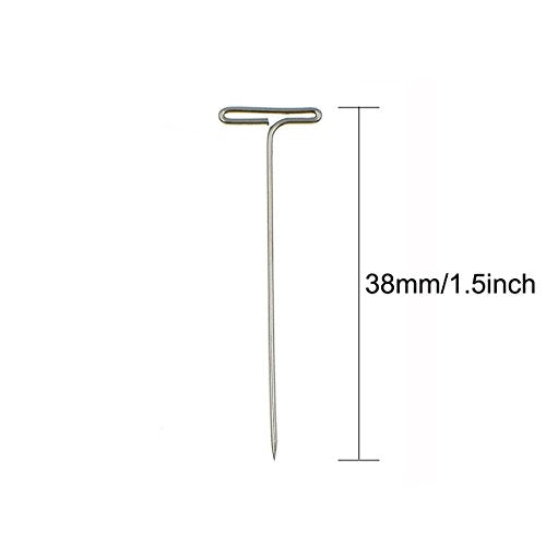 200 Pieces Stainless Steel T-Pins, 38mm/1.5inch