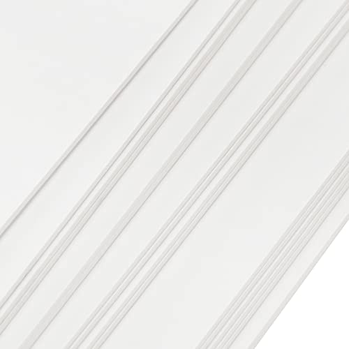 PINGEUI 50 Sheets 11 x 17 Inch White Chipboard, Medium Weight Chipboard Sheets, White Cardboard Sheet for Scrapbooking, Frames, Art, Prints, DIY Project