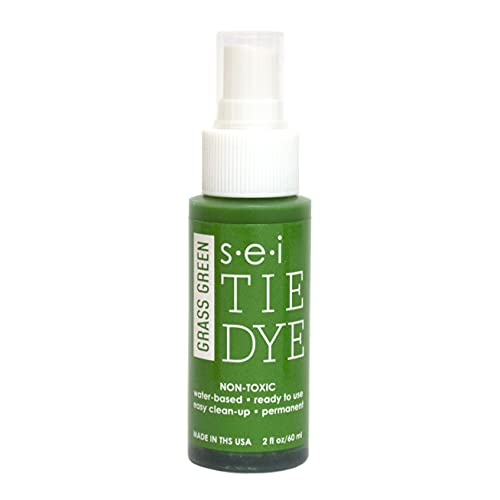 S.E.I Grass Green Tie Dye Spray Bottle, 2-Ounces, Fabric Spray Dye