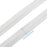ZCZQC Invisible Nylon Coil Zipper 10PCS 3# 16 Inch Nylon Invisible Sewing Zipper Bulks Hidden Zipper White