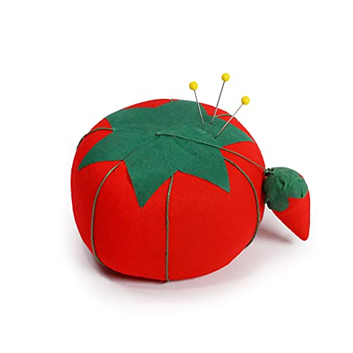 Dritz 4" Large Tomato Strawberry Emery, 1 Count, Red Pin Cushion, Size 4-Inch