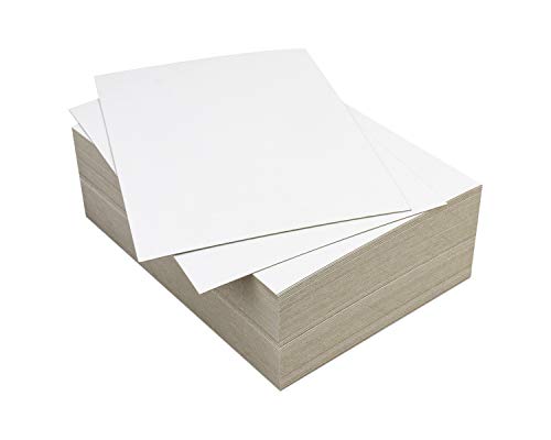 Hygloss Cardboard-Tagboard for Crafts, Backing for Photos and Documents, Scrapbooking and More-Approx. 28 pt. Thickness-8 x 10 inches-Pack of 100, 8 x 10-Inch, None