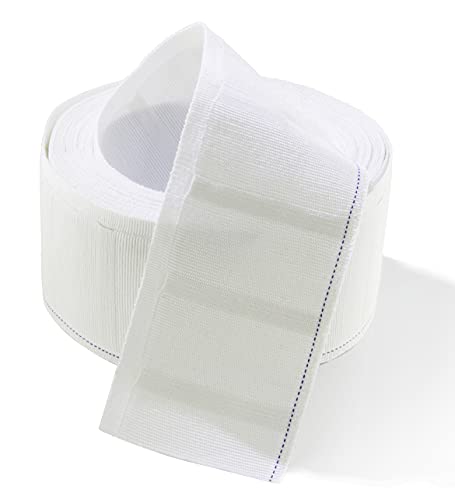 MJMP Pleat Tape for Curtain Heading Vintage Style Small Size (6Yard, White)