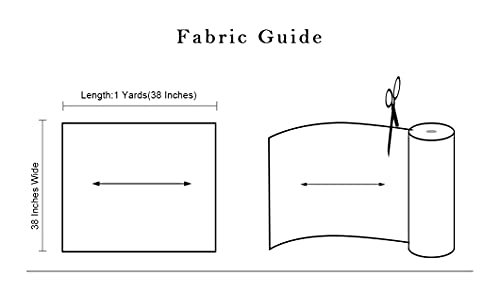 YYCRAFT 1 Yard Thick Soft Felt by The Yard Fabric 38 Inch Wide DIY Arts & Crafts Sewing-Black