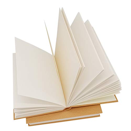 8.5x11 Ketch Book, Pack of 2, 240 Sheets (100gsm), Hardcover Bound Sketch Notebook, 120 Sheets Each, Acid-Free Blank Drawing Paper, Ideal for Kids and Adults, Kraft Cover
