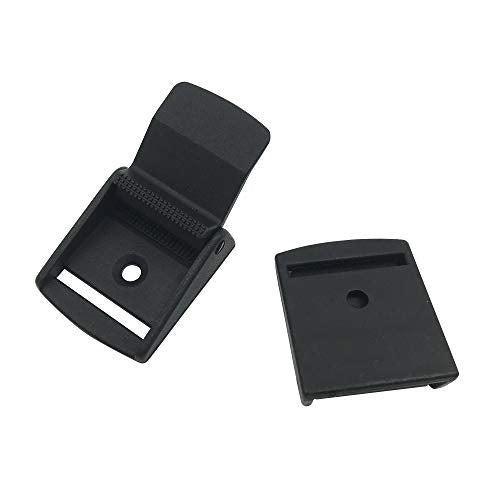 Pack 10 Multi-Size Cam Buckle Webbing Buckle Plastic Adjustable Buckles Toggle Clip (32mm) Q008
