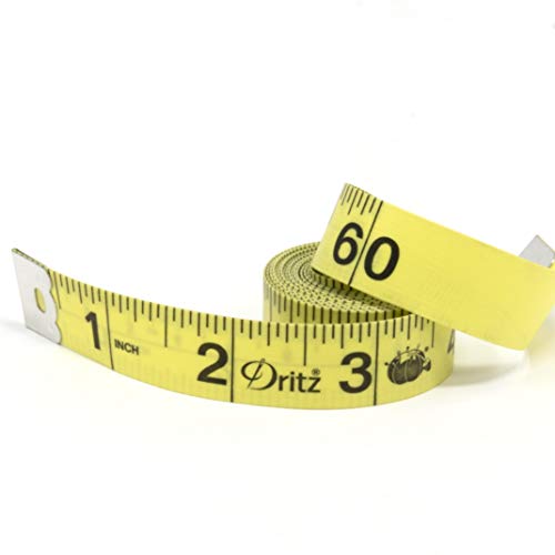 Dritz 60" Tape Measure, 5/8"x60", Yellow