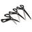 OLYMPIA TOOLS Heavy Duty Scissors Set 3PK, Multipurpose Ultra Sharp Shears, Premium Stainless Steel Blades, Ergonomic Grip Black, for Office Home School Sewing Fabric Craft Supplies