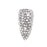 Onris 1440pcs Round Crystal Clear Rhinestones Diamante Gems Resin Crystal Nail Art Mixed Flatbacks Rhinestones Tools（2.5mm)