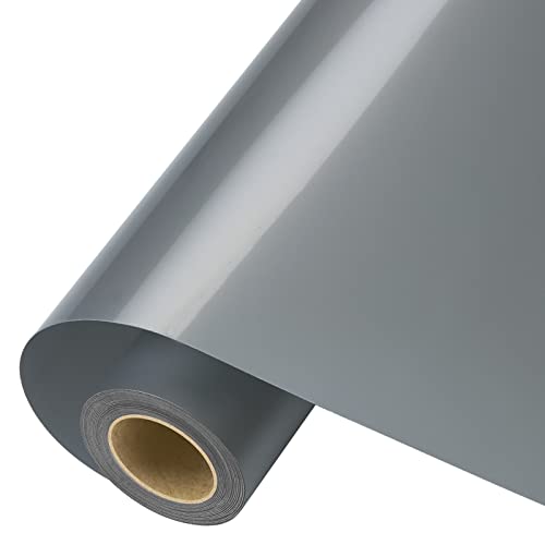 TINZONC Permanent Vinyl Roll, Silver Permanent Adhesive Vinyl 12inch X 15ft Craft Vinyl for Indoor and Outdoor Scrapbooking, Decals, Signs, Stickers (Silver)